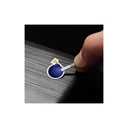 Наклейка на клавіатуру SampleZone непрозора чорна, біло-зелений (SZ-BK-GS) - мініатюра 6