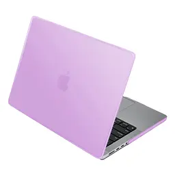 Чохол-накладка для MacBook Pro 14 M5-M1/M5 Pro-M2 Pro/M5 Max-M2 Max, фіолетовий, Air Shell, пластиковий захисний аксесуар для ноутбука, протиударний, з вентиляцією та доступом до портів, ArmorStandart (ARM68148)