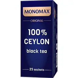 Набір пакетованого чорного чаю Monomax Original 100% Цейлон 150 г (75 шт. по 2 г) - мініатюра 3