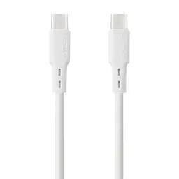 Кабель FLEX Type-C- Type-C 60w 1m (GF-CC13WH) Білий - мініатюра 2