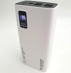 Потужний Повербанк Power Bank із швидкою зарядкою 30000mAh 4 USB /Type-C PD/QC 5A/22.5W Maxmate MMP30PD