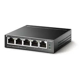 5-портовий настільний комутатор з 4 РоЕ+ портами, TL-SG1005LP - мініатюра 2