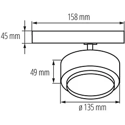 Прожектор для шинопровода Kanlux BTL 38W-940-W-Kanlux - мініатюра 3