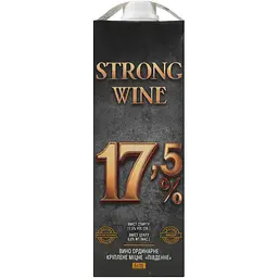 Вино Strong Wine Південне біле ординарне міцне 17.5% 1 л - мініатюра 2