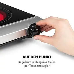 Варильна поверхня електрична Klarstein Cookbuddy (10035704) Сірий - мініатюра 4