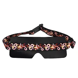 БДСМ-набір LOCKINK The Flowering Serpent Bondage Set, чорний, з малюнком у вигляді змій, 12 предметів - мініатюра 14