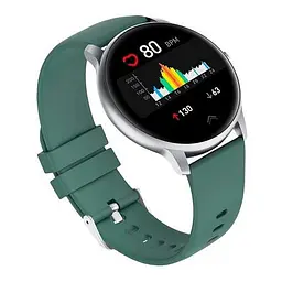 Смарт-годинник XiaomiiMiLab Smart Watch IXiaomi KW66 Green Silver - мініатюра 2