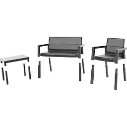Набір меблів Keter Emily Patio set з подушками графіт - мініатюра 5