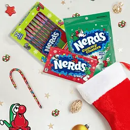 Льодяники-тростини Nerds Holiday Candy Canes 12шт 150г - мініатюра 7