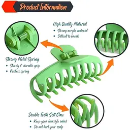 Подарунковий набір шпильок для волосся Hair Claws Clips QAIMERs 3.6 дюймові матові 7 шт. - мініатюра 2