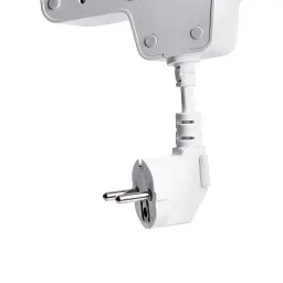 Мережевий фільтр-розгалужувач Yiwu HP-5-17 SNAILS BKL-502 EU на 2 розетки LED 4 USB білий - мініатюра 5