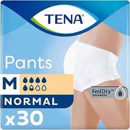 Уцінка. Труси-підгузки для дорослих Tena Pants Normal Medium 30 шт.