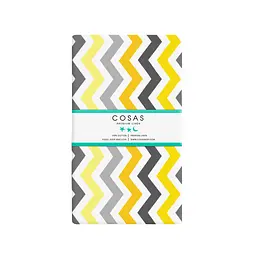 Набір простирадл на резинці Cosas G&Y ZIGZAG 60х120х12 см (SetSheet_White_ZigYellowGrey_120x60) - мініатюра 2