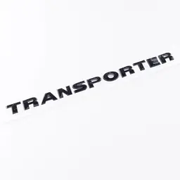 Емблема напис TRANSPORTER Чорний глянець 340x25 мм для Volkswagen Пластик на скотчі (OEM: 7H0853687739) - мініатюра 3
