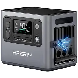 Зарядна станція Aferiy AF-P280, 2800 Вт, 2048 Вт/год (електростанція для дому, UPS, ДБЖ) - мініатюра 4