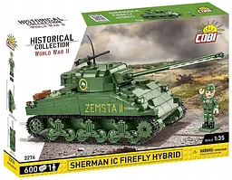 Конструктор COBI танк SHERMAN IC FIREFLY HYBRID 1:35 2276 - мініатюра 5