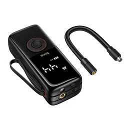 Автомобільний насос HOCO ZP18 Enlighten portable smart air pump Black (6942007673303) - мініатюра 5
