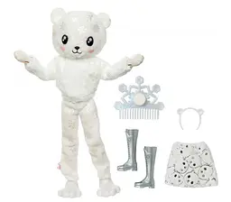 Лялька Barbie Cutie Reveal Зимовий блиск у костюмі ведмедя, 30 см (HJL64) - мініатюра 3
