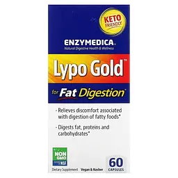Ензими Lypo Gold For Fat Digestion 60 капсул Enzymedica vit0006018
