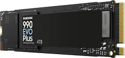 Накопичувач SSD 4ТB Samsung 990 EVO Plus M.2 2280 PCIe 5.0 x2 NVMe V-NAND TLC (MZ-V9S4T0BW) - мініатюра 2