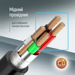 Кабель для принтера USB 2.0 AM/BM 2.0m black ColorWay (CW-CBUB072-BK) - мініатюра 11