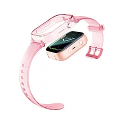 Дитячий смарт-годинник Lemfo K26 з GPS-відеодзвінком HD-камерою та 2 додатковими корпусами в комплекті Рожевий - мініатюра 8