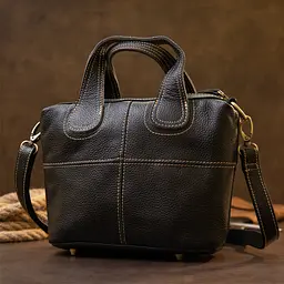 Жіноча шкіряна сумка на блискавці Vintage 25х27х5 см sum0013986 - мініатюра 7