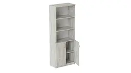 Шафа Анжело Ferrum-decor на 5 полиць з 2 дверима 1900x700x380 ДСП Бетон 16 мм (FRD-105036)