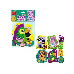 Пазли максі з грою Малюк Зможе «Хатні улюбленці» Vladi Toys VT1722-21 Укр - мініатюра 2