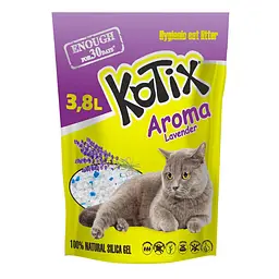 Силікагелевий наповнювач Kotix Lavender з ароматом лаванди 3.8 л