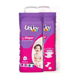 Підгузки Unijoy baby Soft М 3 (6-11 кг) 36 шт (6998526216187) - мініатюра 3