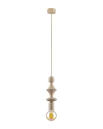 Підвісний світильник, люстра TK Lighting 10870 Tower E27 1x15W IP20 пісочний
