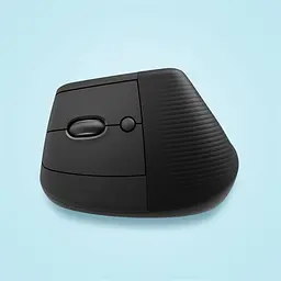 Миша бездротова Logitech Lift Vertical Ergonomic Graphite (910-006474) - мініатюра 3