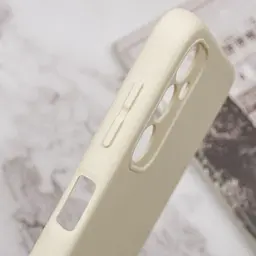 Чохол TPU GETMAN Liquid Silk Full Camera для Samsung Galaxy M34 5G Пісочний / Sand - мініатюра 6