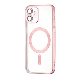 Чохол Ductil Metallic Edge with MagSafe (Protected Camera & Lens) iPhone 12 Pink
