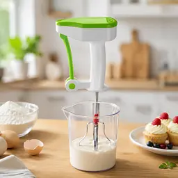 Ручний міксер Easy Flow Blender / Напівавтоматичний механічний віночок для збивання бездротовий портативний