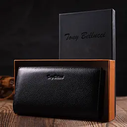 Жіночий шкіряний клатч Tony Bellucci 19х10х2 см acs0028347 - мініатюра 9