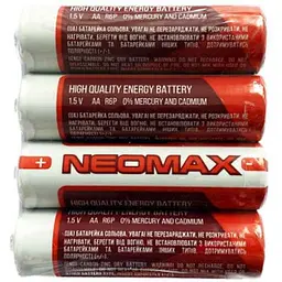 Батарейка NEOMAX R06 4шт P/AA сольова у плівці