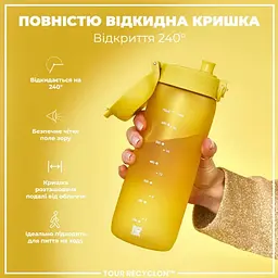 Пляшка для води ION8 750 мл (ЕКО пляшка) BPA Free Yellow (I8RF750YEL) - мініатюра 4