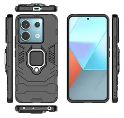 Чохол бампер Primolux Ring Armor для Xiaomi Redmi Note 13 Pro 5G / Poco X6 5G Black - мініатюра 3