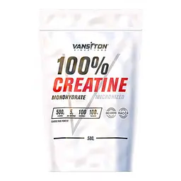 Креатін Creatine Monohydrate, 500 грам Полуниця Vansiton fit0016231 - мініатюра 1