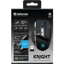 Комп'ютерна мишка Defender Knight GM-885 Wireless Black (52885)