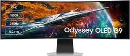 Монітор 49" Samsung Odyssey G9 S49CG954 Curved 5K OLED 240Hz (LS49CG954SIXUA) Б/в