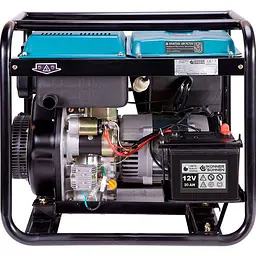 Генератор Синхронний KonnerSohnen KS 6100HDE, 5.5KW, дизель, 230V / 5000 Вт / Дизель (KS6100HDE) - мініатюра 5