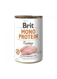Вологий корм для собак Brit Mono Protein Turkey з індичкою, 400 г