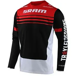 Велоджерсі Troy Lee Designs Sprint Jersey Formula Sram Black/Red S (1106-323889002)