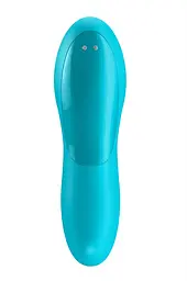Вібратор Satisfyer Teaser Light Blue на палець, 12х3.5 см блакитний - мініатюра 4
