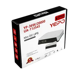 Джерело безперебійного живлення (ДБЖ) UPS Yepo UA112545 для роутера терміналу ONU DC 5-9-12V LiFePO4 20000mAh 36Вт - мініатюра 6