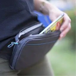 Сумка поясна Lifeventure RFID Travel Belt Pouch Чорний - мініатюра 6