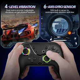 Бездротовий контролер Ligame Switch сумісний з iPhone Android Phone PC - мініатюра 4